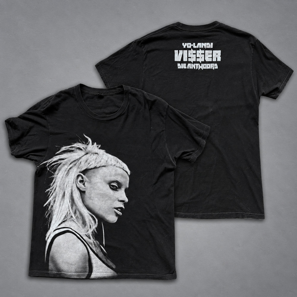 Die Antwoord Yo-Landi Visser T Shirt Black Graphic Rap Rave Band Tee Mens Large